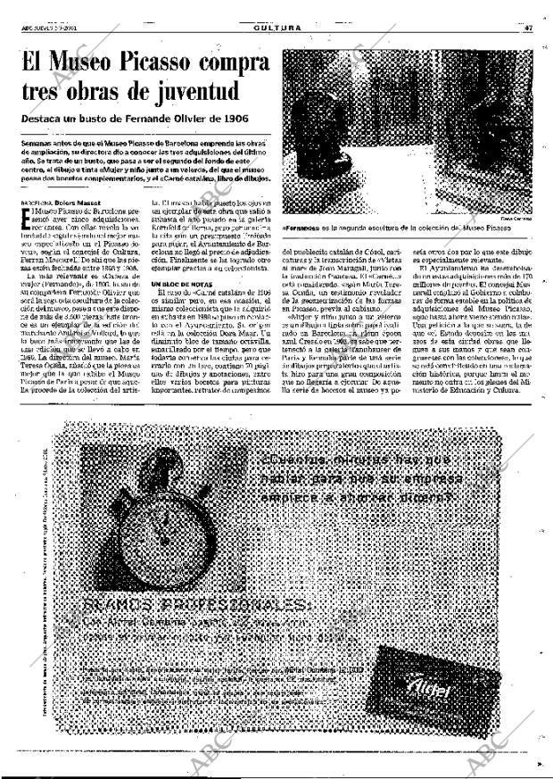 ABC MADRID 01-03-2001 página 47