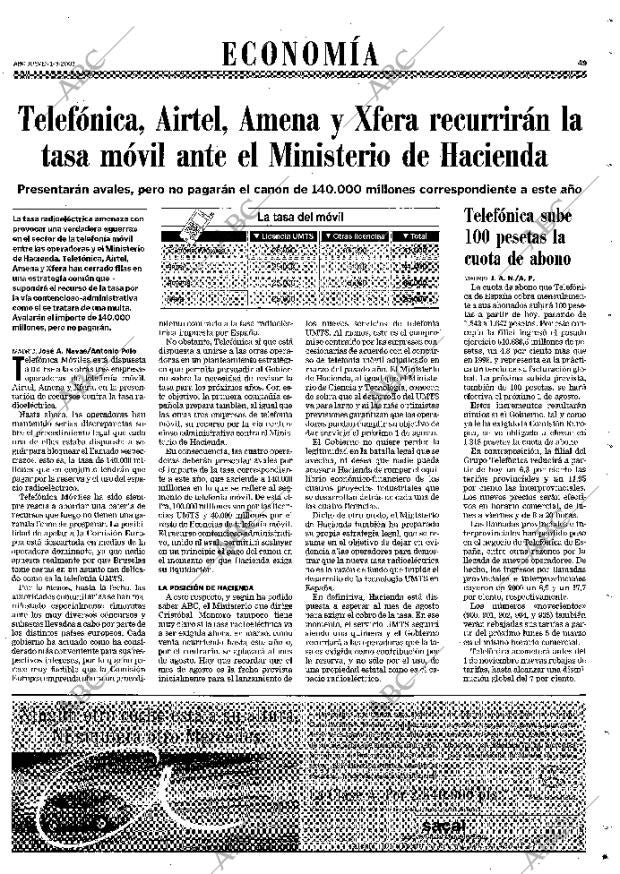ABC MADRID 01-03-2001 página 49