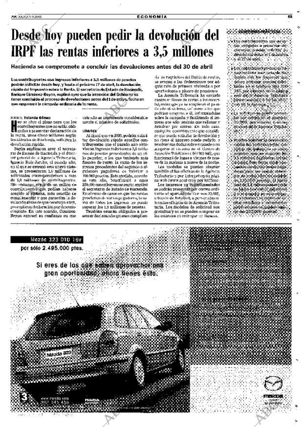 ABC MADRID 01-03-2001 página 55
