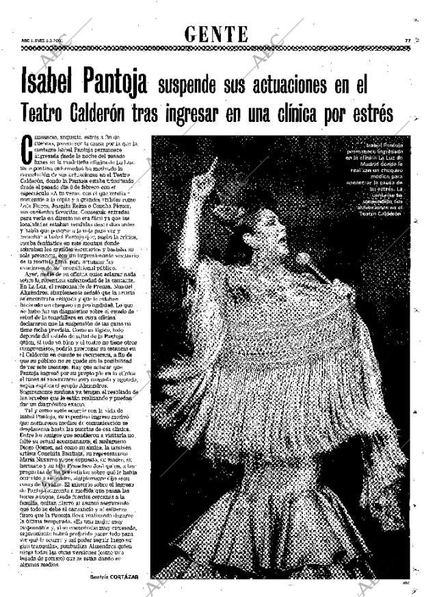 ABC MADRID 01-03-2001 página 77