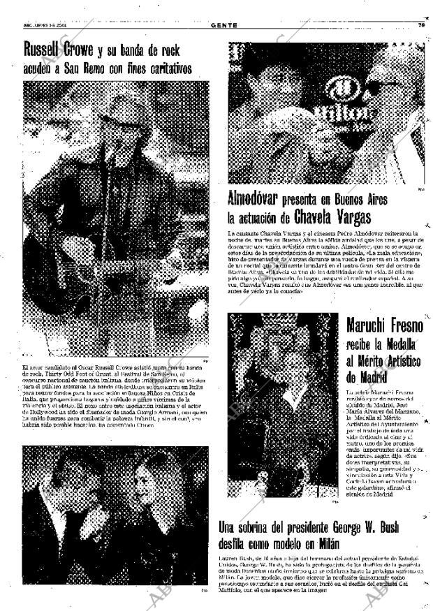 ABC MADRID 01-03-2001 página 79