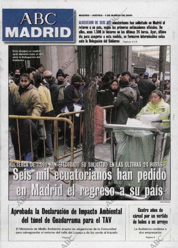 ABC MADRID 01-03-2001 página 89