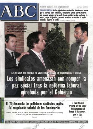 ABC MADRID 03-03-2001 página 1