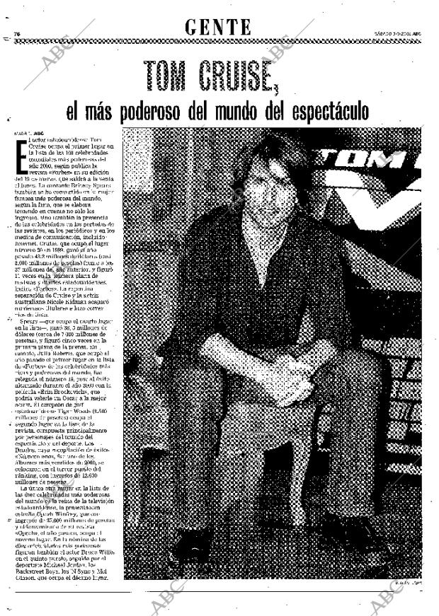 ABC MADRID 03-03-2001 página 76