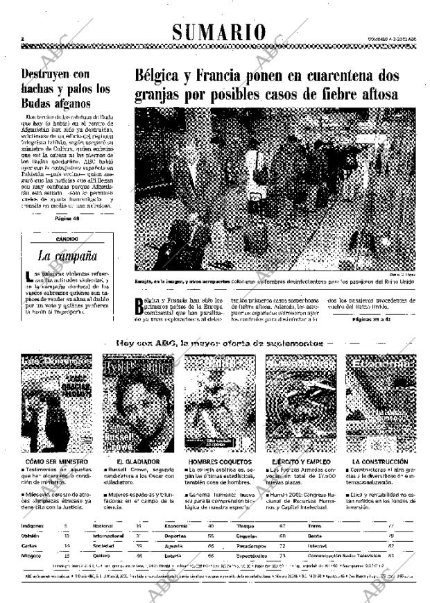 ABC MADRID 04-03-2001 página 2