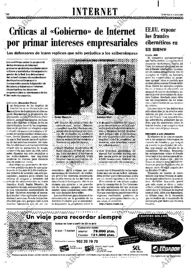 ABC MADRID 04-03-2001 página 82