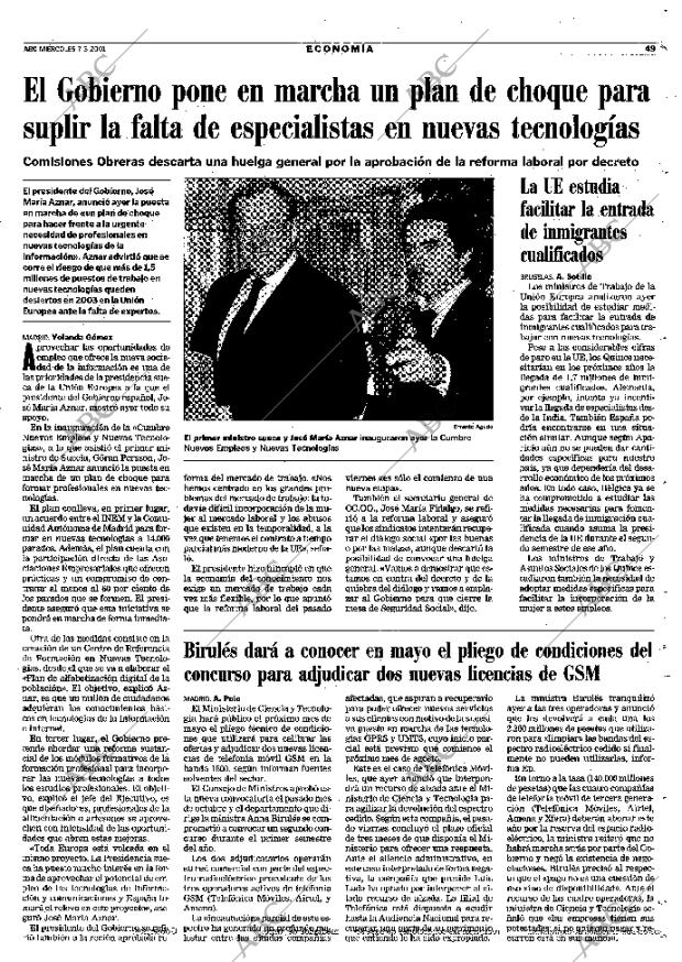 ABC MADRID 07-03-2001 página 49