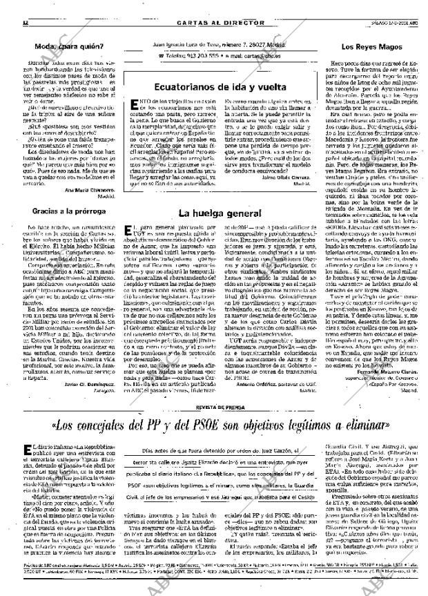ABC MADRID 17-03-2001 página 12