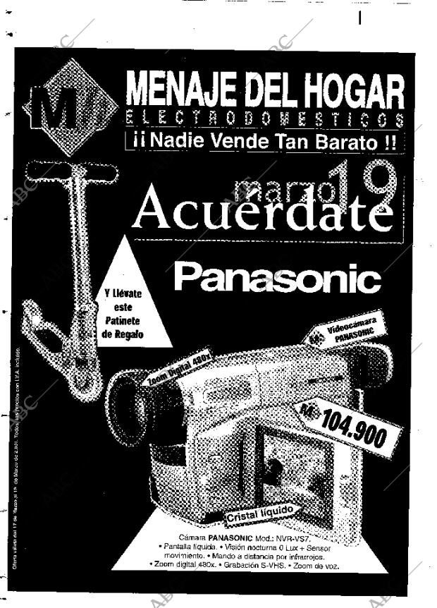 ABC MADRID 17-03-2001 página 132
