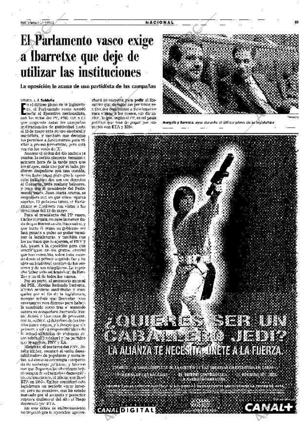 ABC MADRID 17-03-2001 página 19