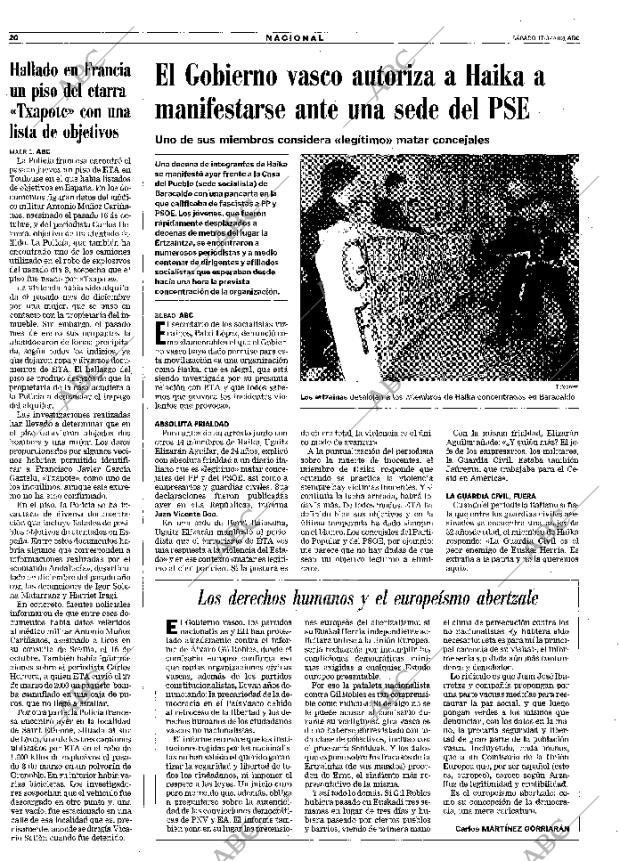 ABC MADRID 17-03-2001 página 20