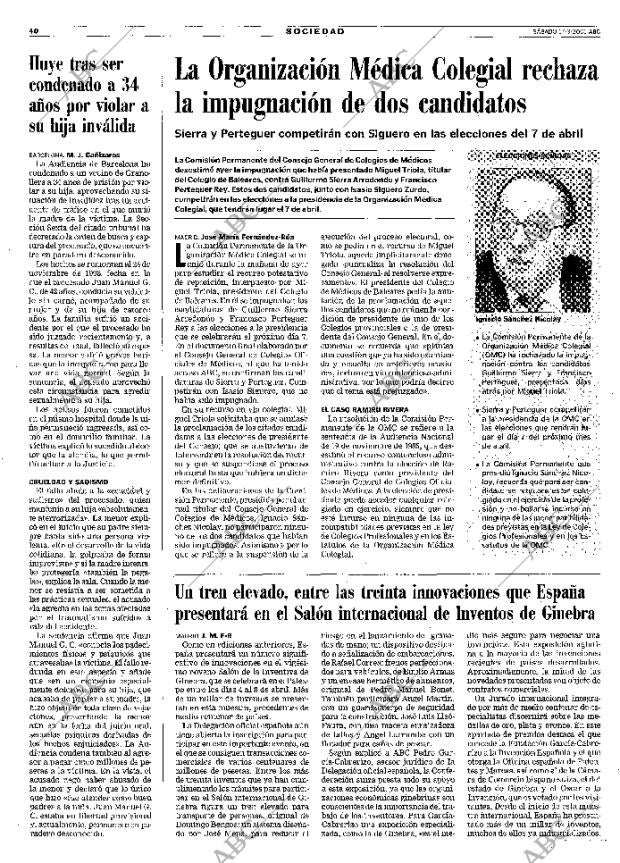 ABC MADRID 17-03-2001 página 40