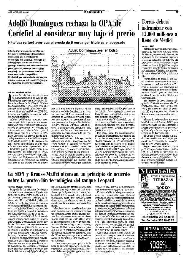 ABC MADRID 17-03-2001 página 47