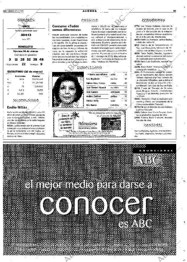 ABC MADRID 17-03-2001 página 63
