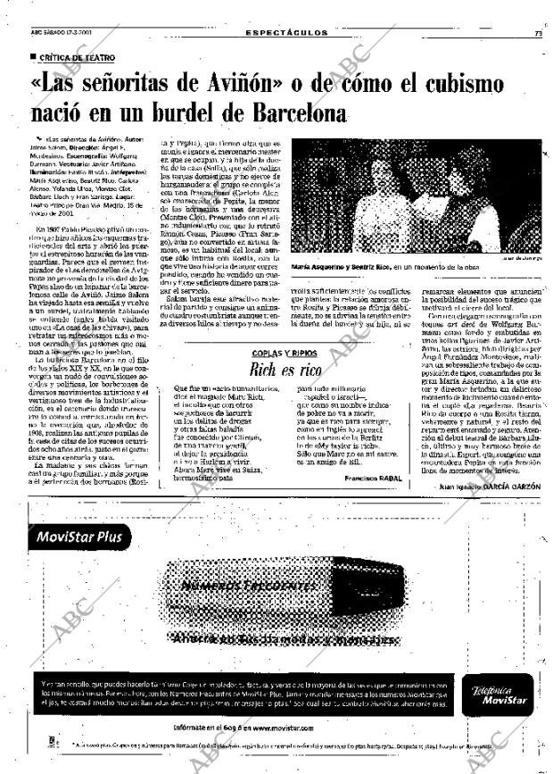 ABC MADRID 17-03-2001 página 73