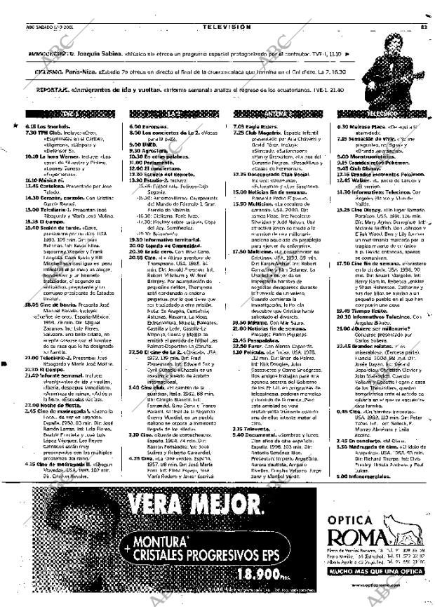 ABC MADRID 17-03-2001 página 83