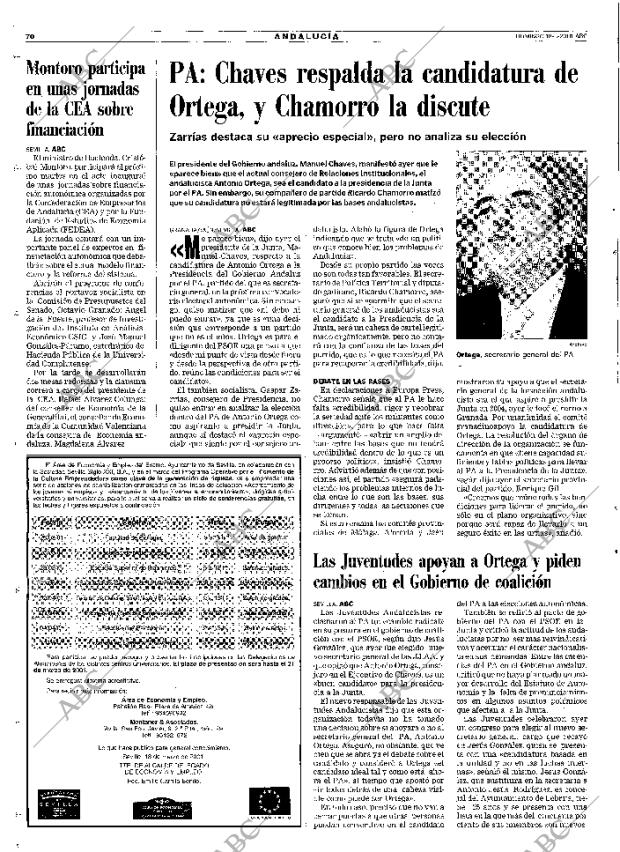 ABC SEVILLA 18-03-2001 página 70
