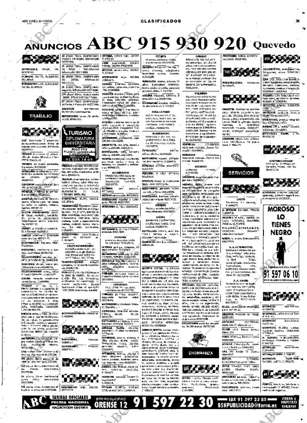 ABC MADRID 19-03-2001 página 123