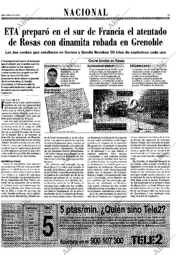 ABC MADRID 19-03-2001 página 17