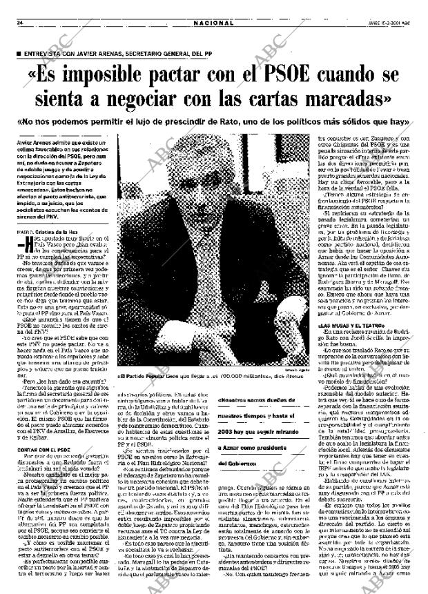 ABC MADRID 19-03-2001 página 24
