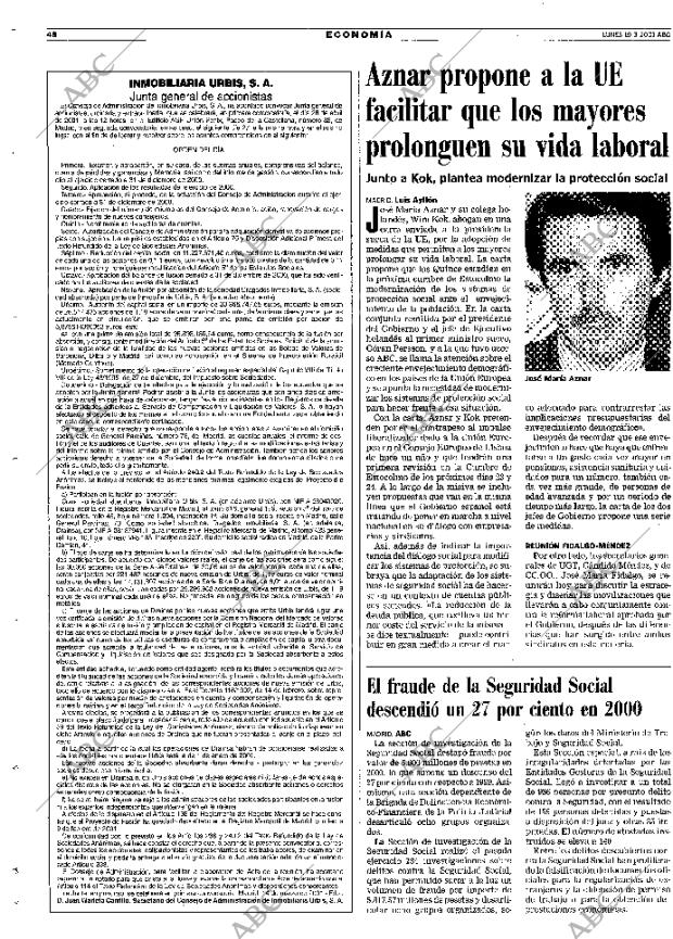 ABC MADRID 19-03-2001 página 48