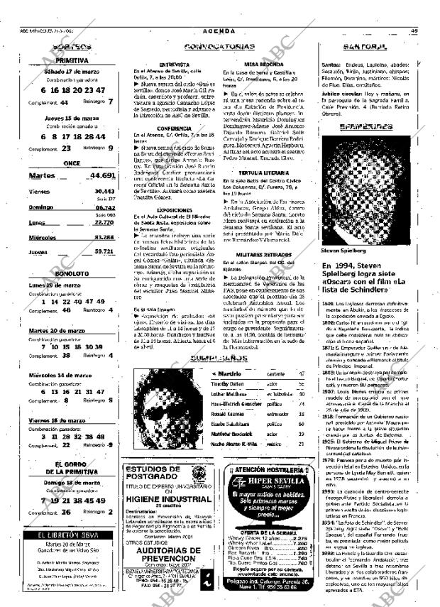 ABC SEVILLA 21-03-2001 página 49
