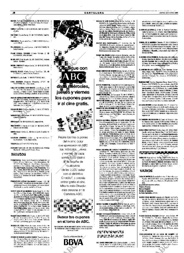 ABC MADRID 22-03-2001 página 104