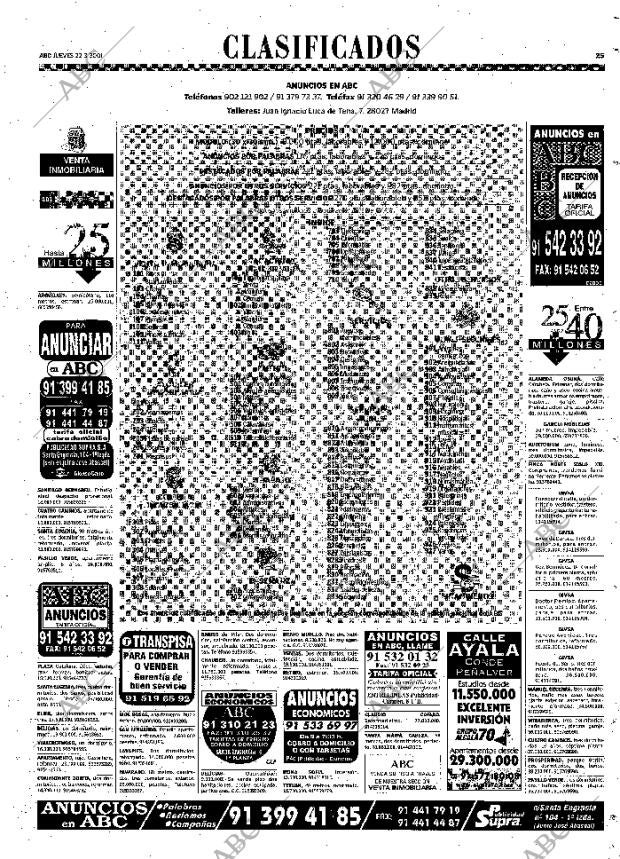 ABC MADRID 22-03-2001 página 109