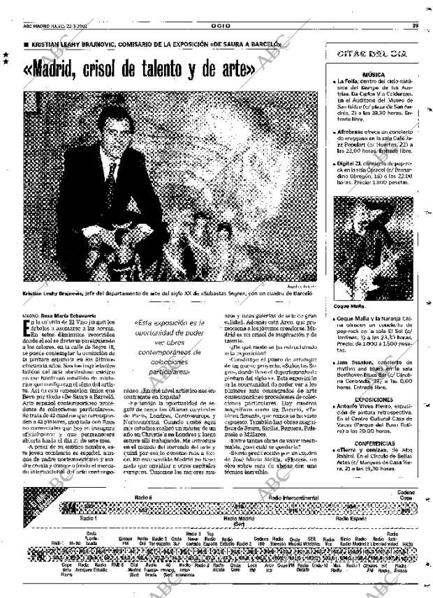 ABC MADRID 22-03-2001 página 123