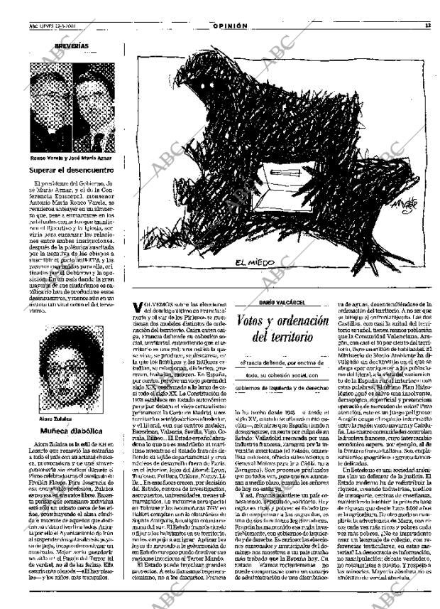 ABC MADRID 22-03-2001 página 13