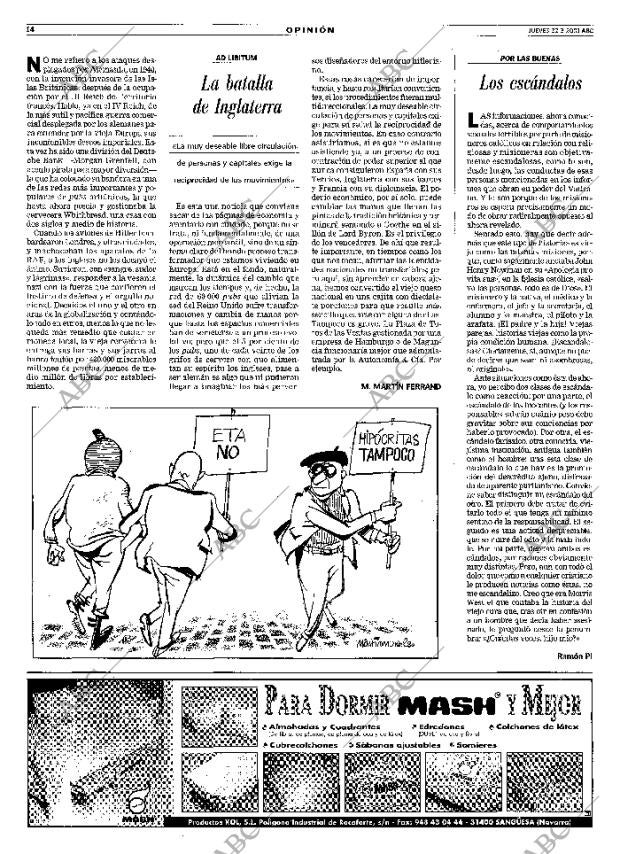 ABC MADRID 22-03-2001 página 14