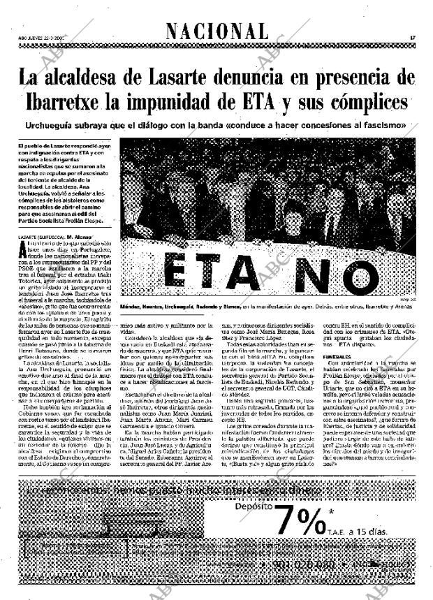 ABC MADRID 22-03-2001 página 17