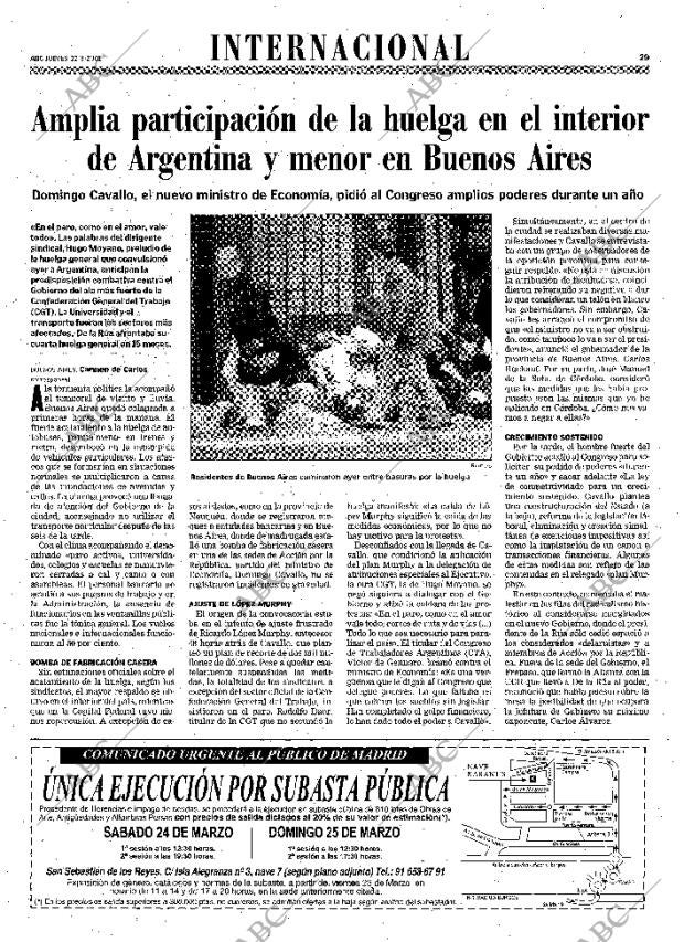 ABC MADRID 22-03-2001 página 29