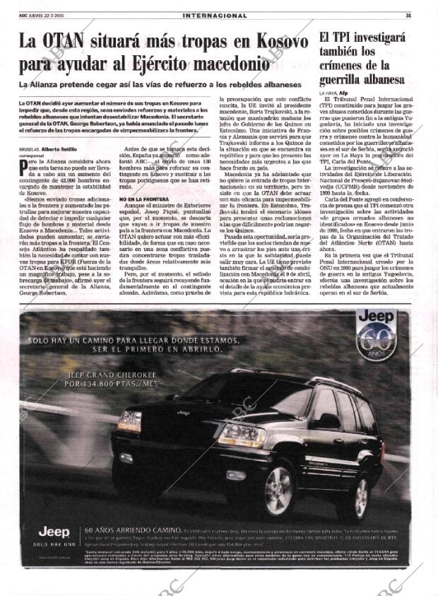 ABC MADRID 22-03-2001 página 31