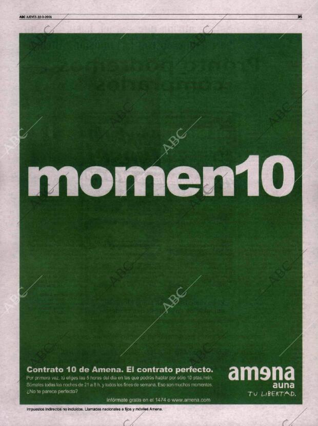 ABC MADRID 22-03-2001 página 35