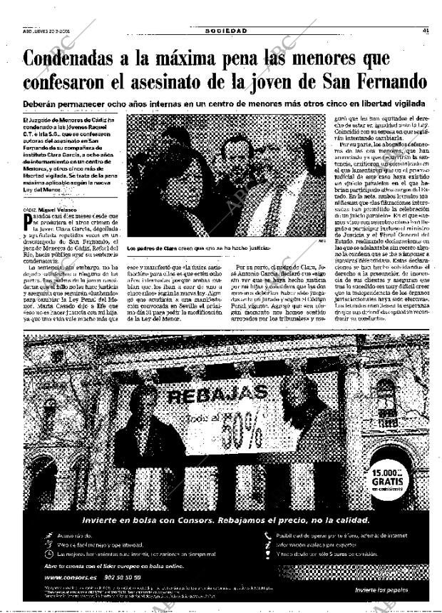 ABC MADRID 22-03-2001 página 41