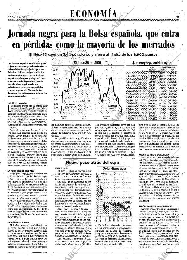 ABC MADRID 22-03-2001 página 45