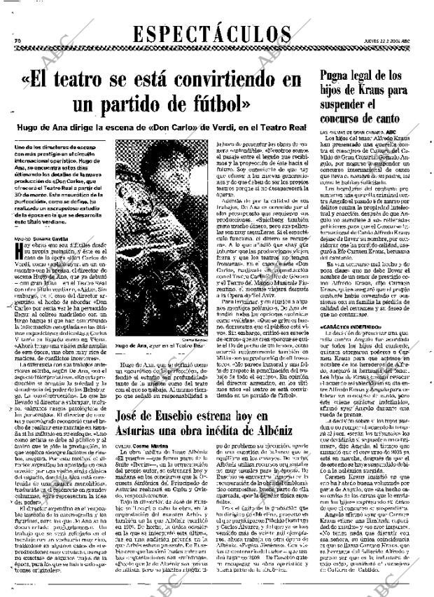 ABC MADRID 22-03-2001 página 70