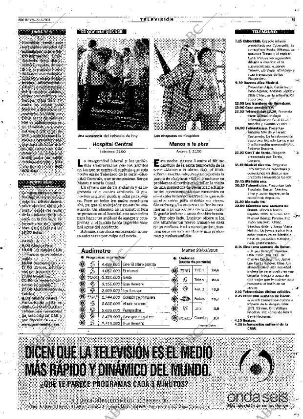 ABC MADRID 22-03-2001 página 81