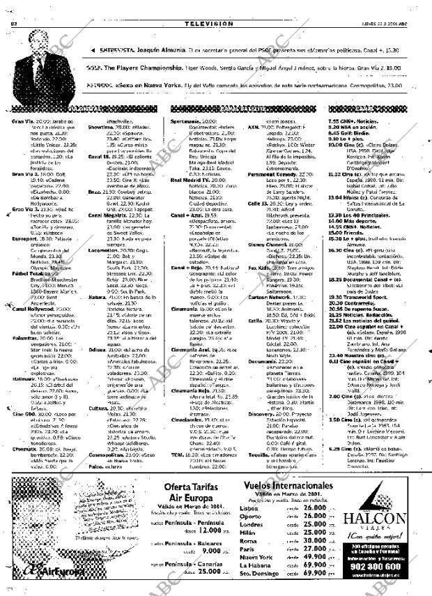 ABC MADRID 22-03-2001 página 82