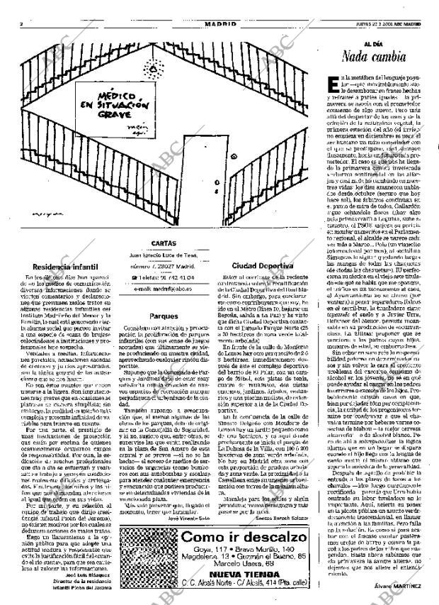 ABC MADRID 22-03-2001 página 86