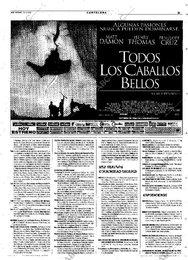 ABC MADRID 23-03-2001 página 107