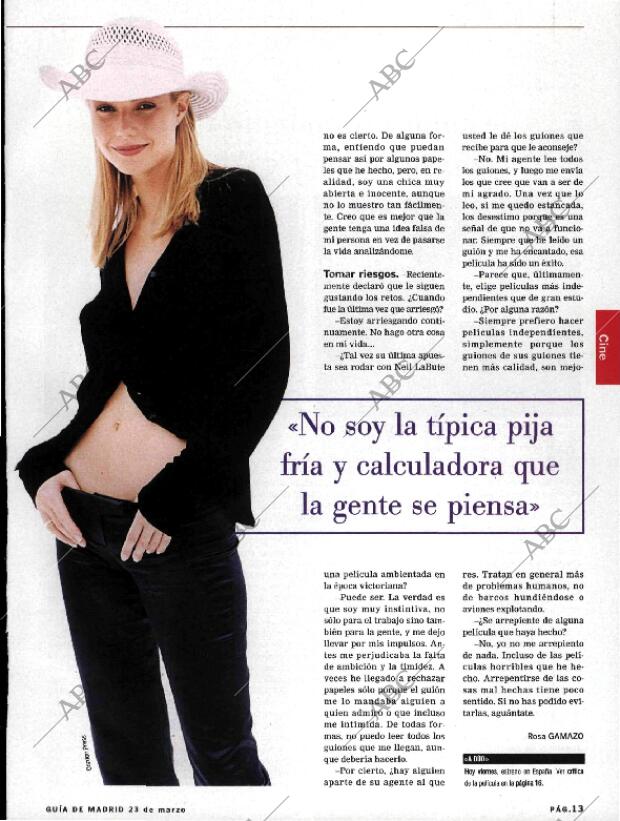 ABC MADRID 23-03-2001 página 137