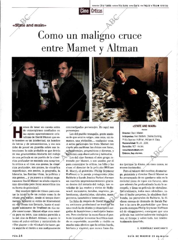 ABC MADRID 23-03-2001 página 138