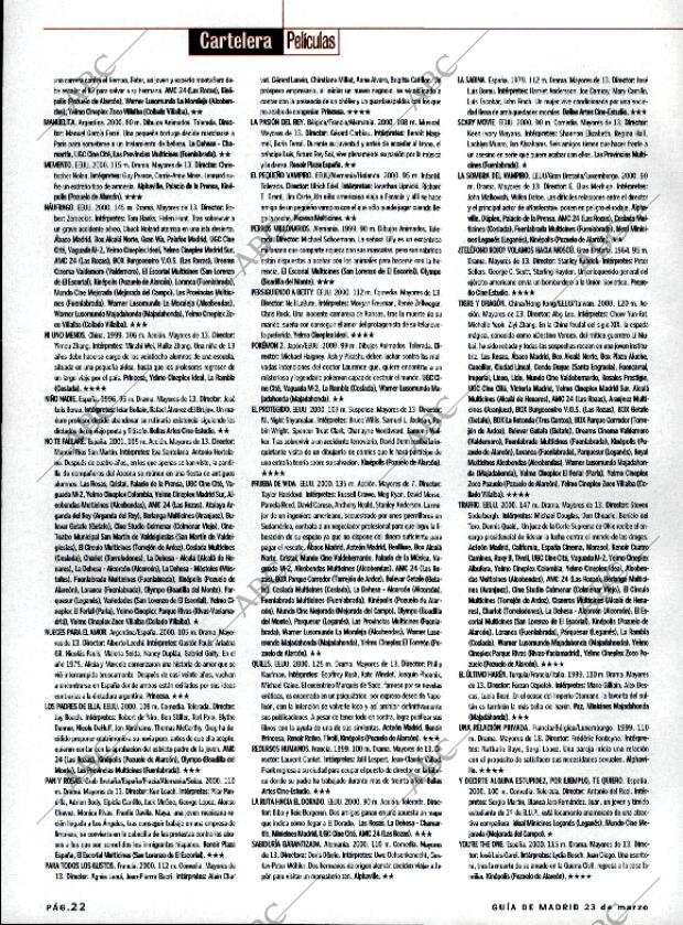 ABC MADRID 23-03-2001 página 146