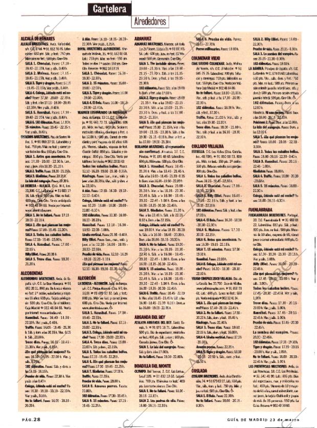 ABC MADRID 23-03-2001 página 152