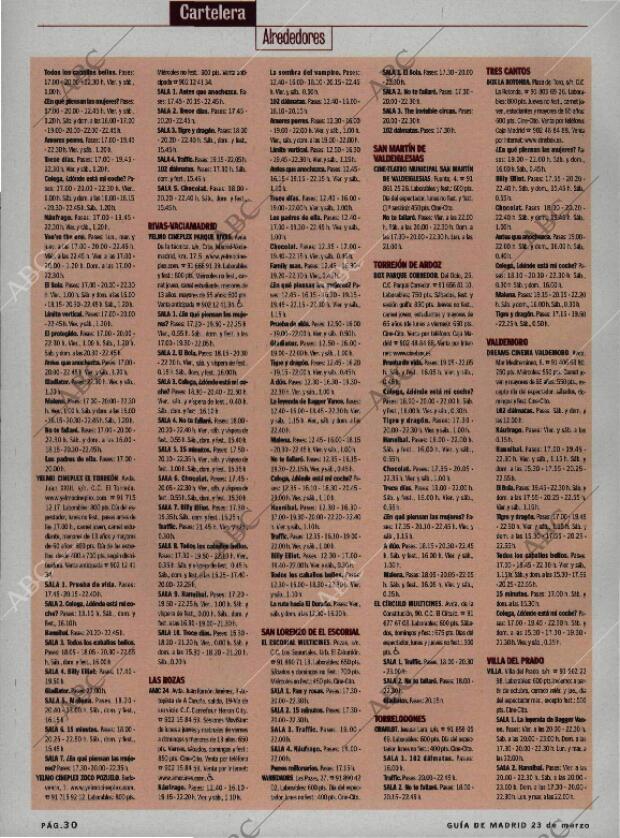 ABC MADRID 23-03-2001 página 154