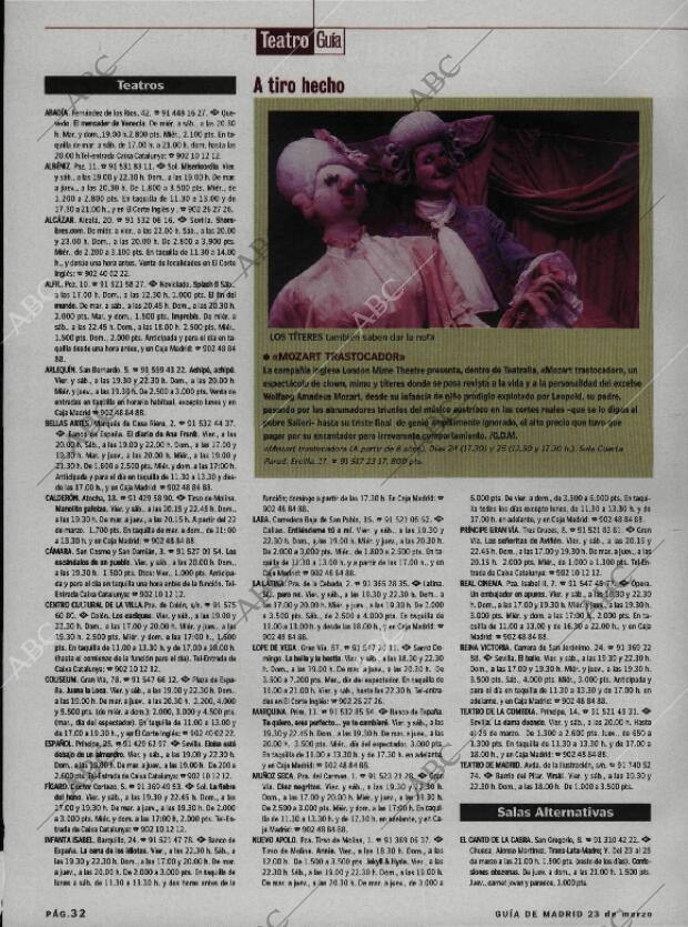 ABC MADRID 23-03-2001 página 156