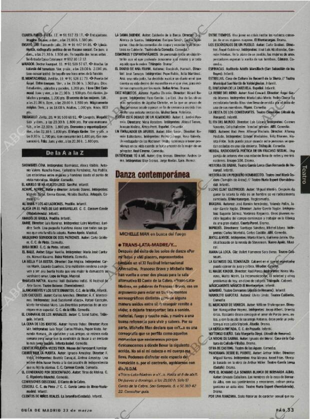 ABC MADRID 23-03-2001 página 157