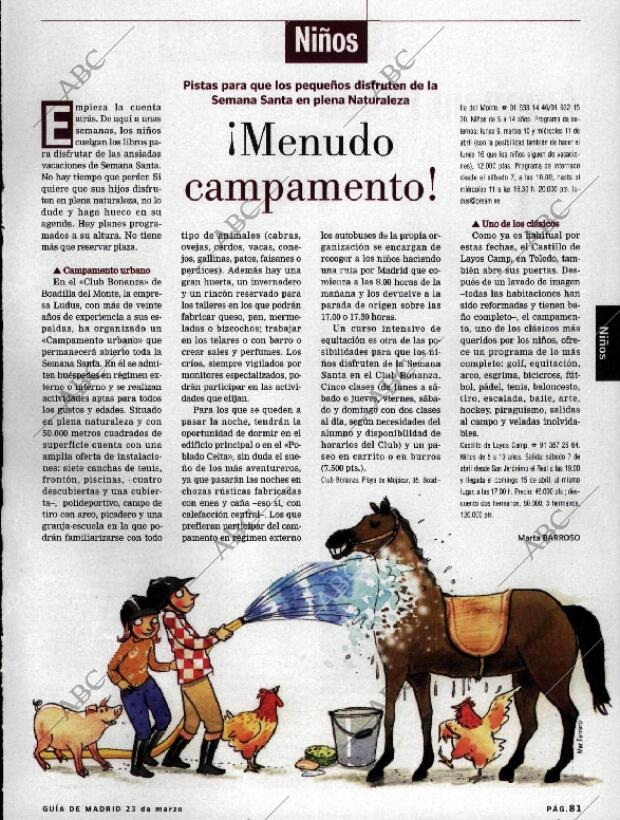 ABC MADRID 23-03-2001 página 205